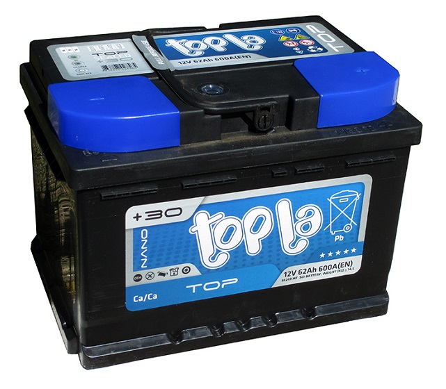 Аккумулятор автомобильный TOPLA TOP 62 Ач о.п. 600А